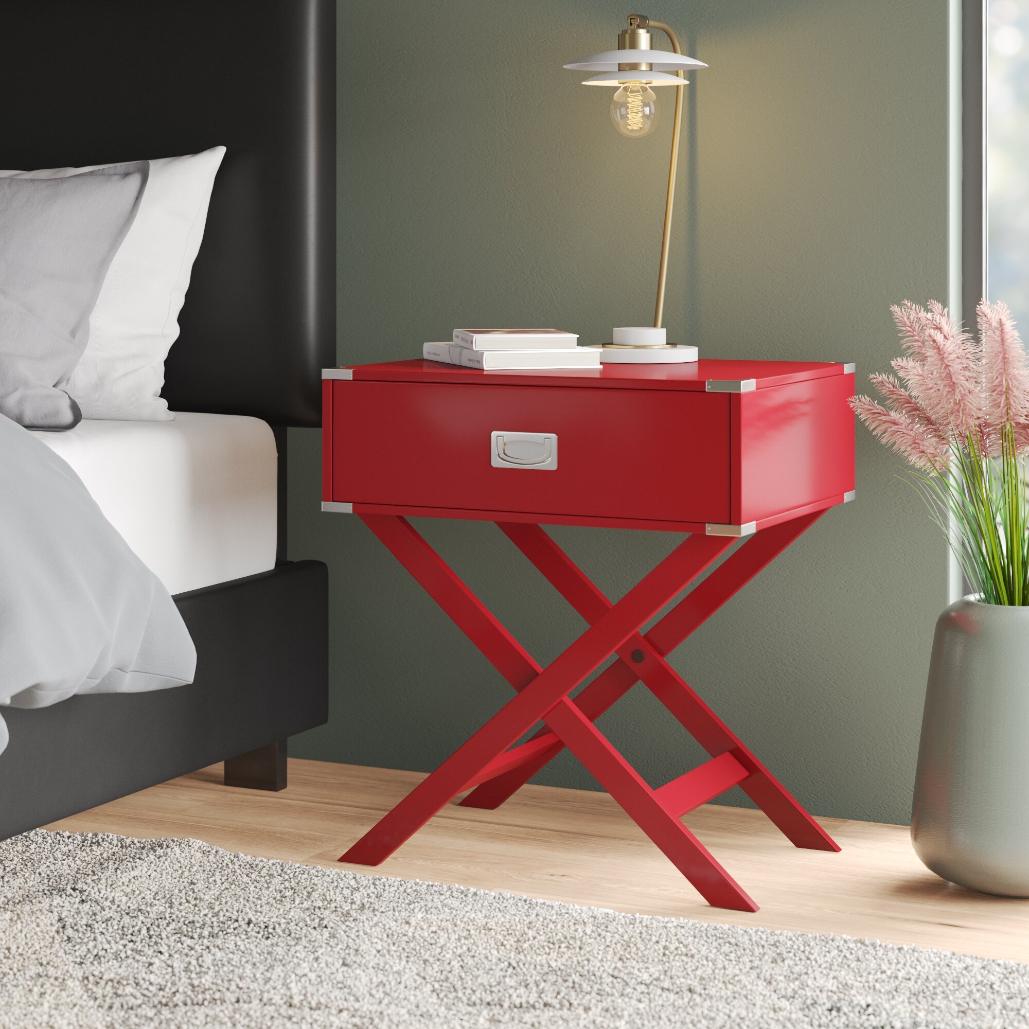 Ithaca 1 Drawer Nightstand Reviews Allmodern