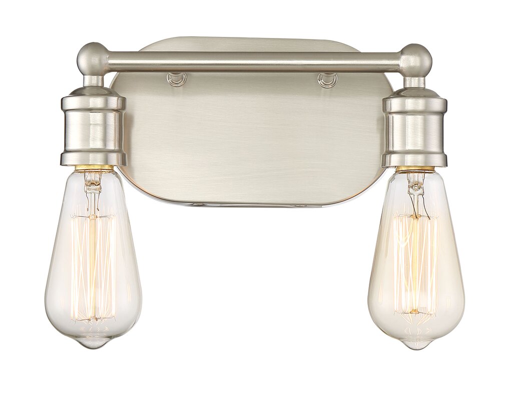 Agave 2-Light Vanity Light. #vanitylight #lighting #bathroomdesign