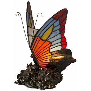 Stained Glass Butterfly Table Lamp