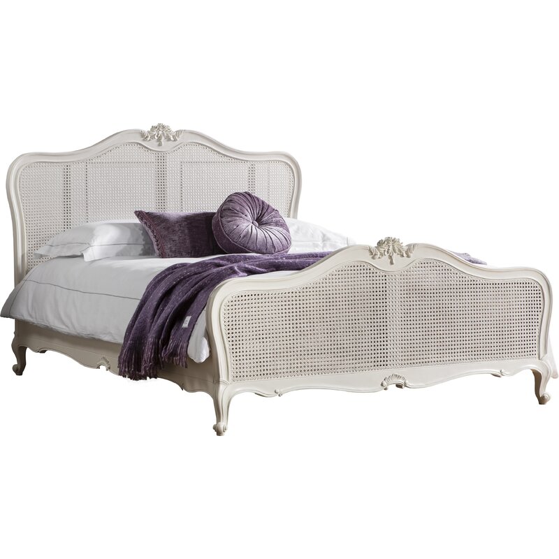 Lily Manor Cecilia Chic Cane King Bed Frame | Wayfair.co.uk