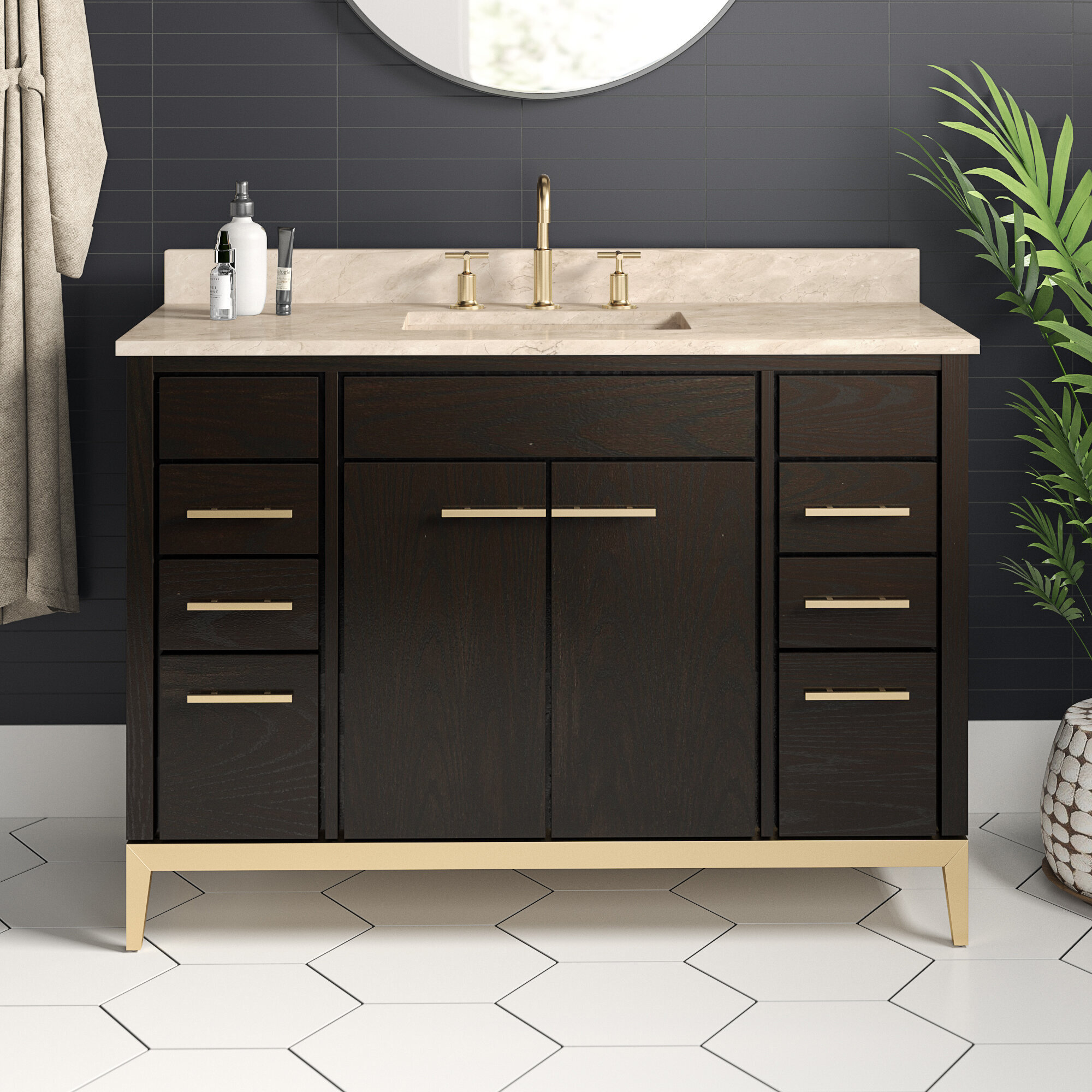 Gabriola 49 Single Bathroom Vanity Set Reviews Allmodern