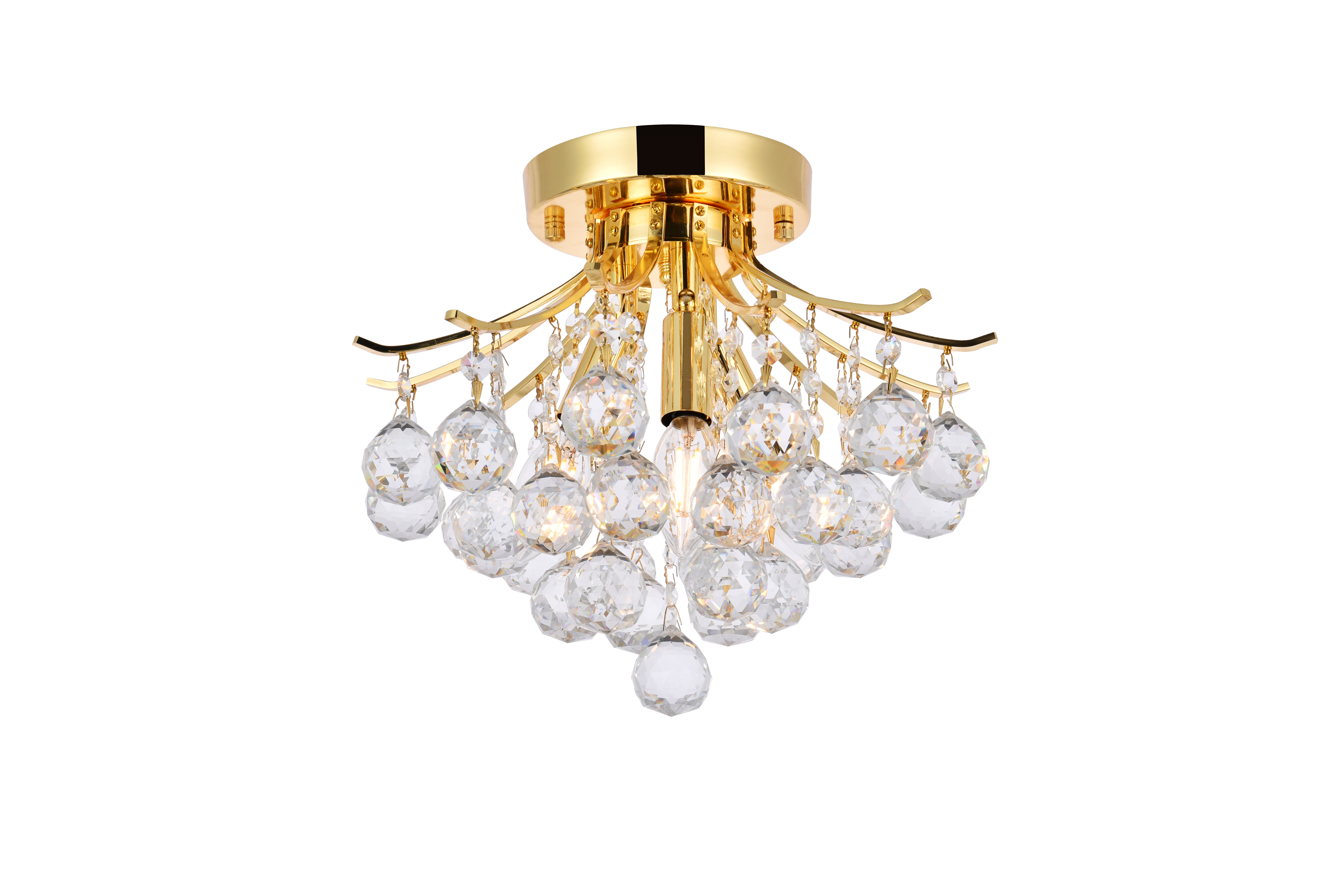 Mercer41 Mcallen 3 Light Chandelier Style Tiered Flush Mount Reviews Wayfair
