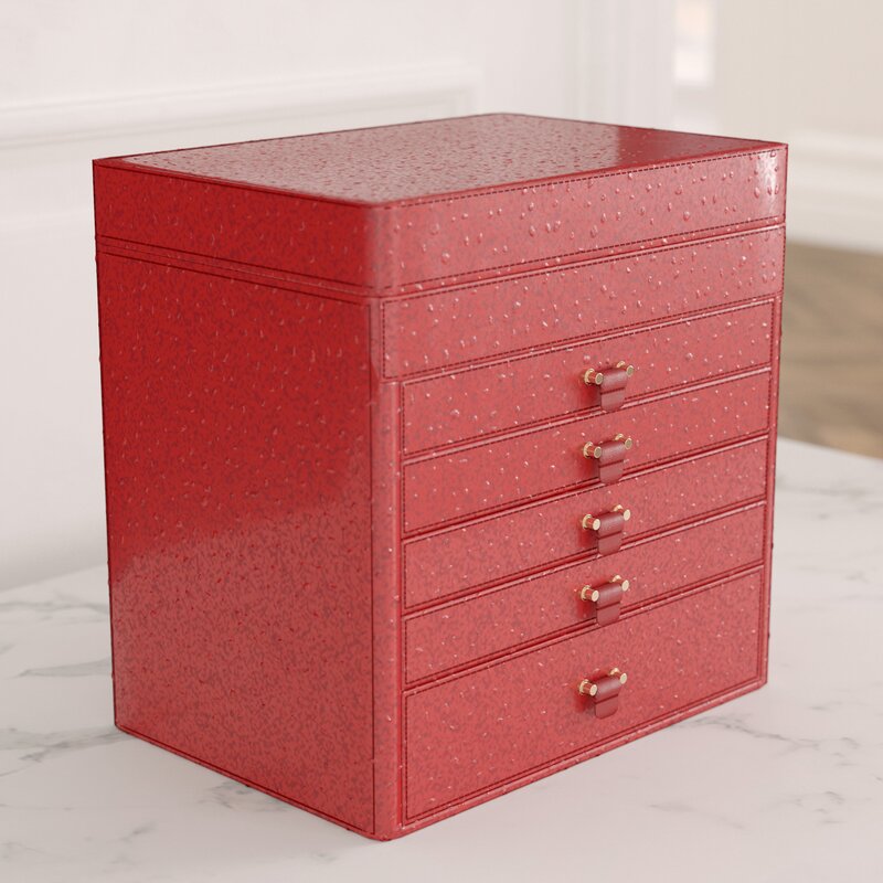 House Of Hampton 5 Drawer Nightstand Jewelry Box Reviews Wayfair