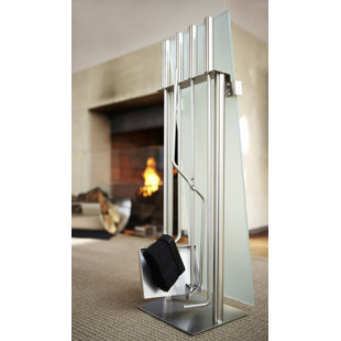 Blomus Fireplace Tools You Ll Love Wayfair Chimo 4 Piece Stainless Steel Fireplace Tool Set By Blomus