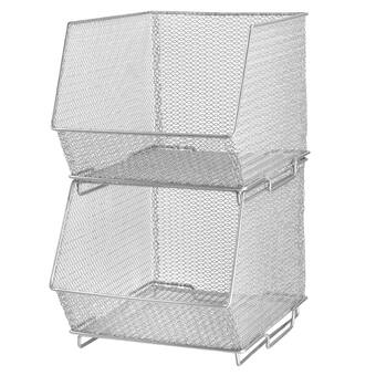 Rebrilliant Metal Basket Reviews Wayfair