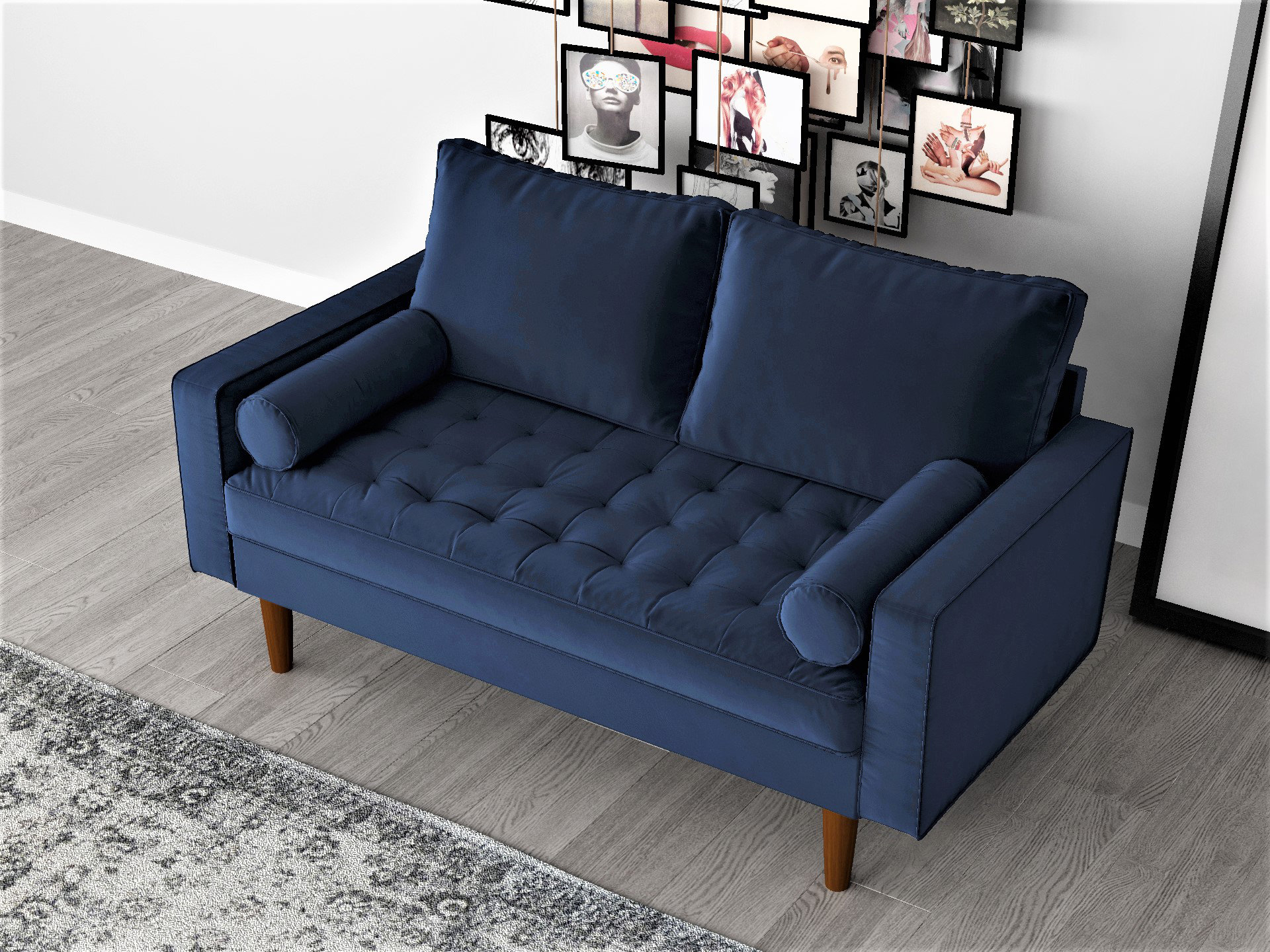 Wayfair velvet loveseat Clearance