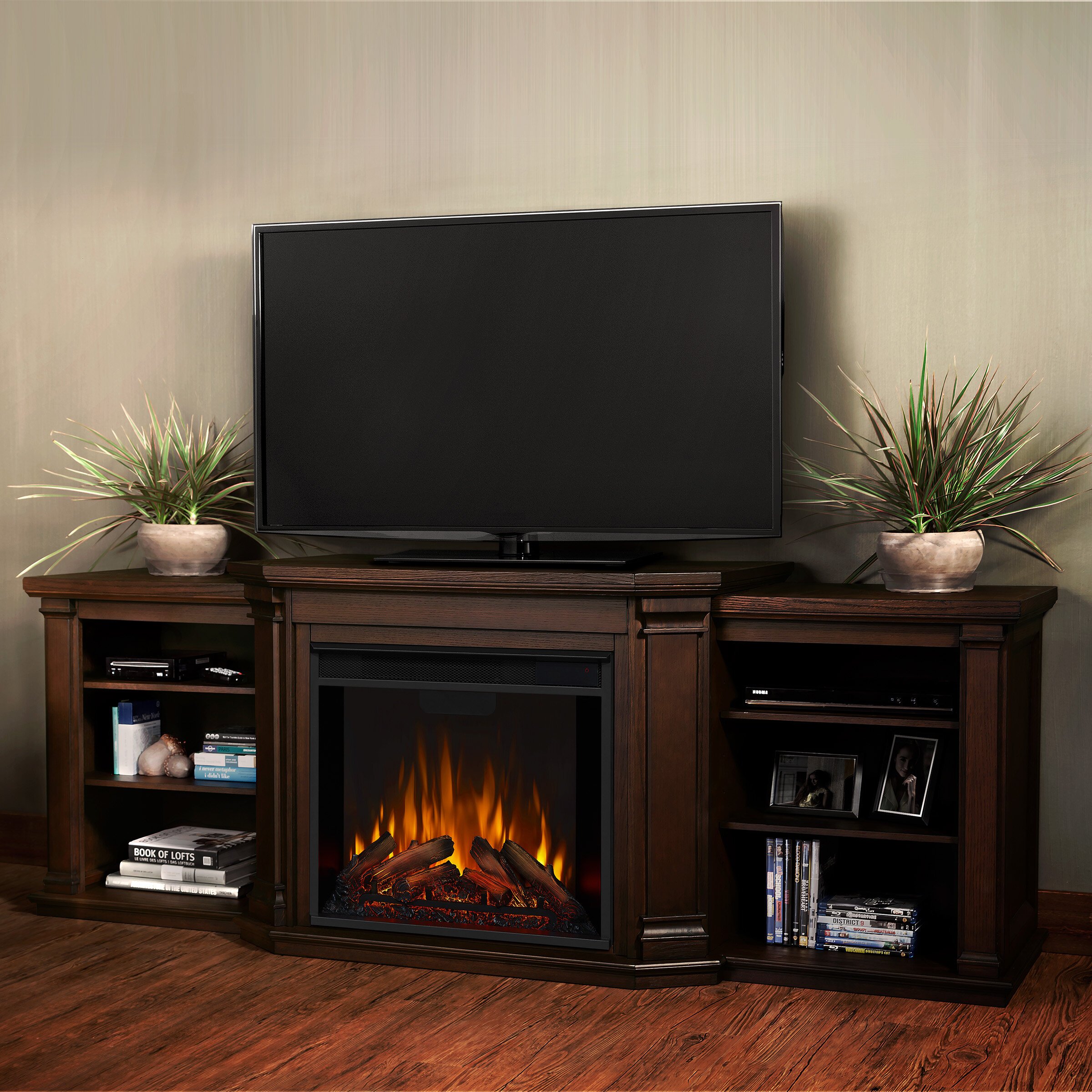 Long Tv Stands With Fireplace — Shermanscreek.Org