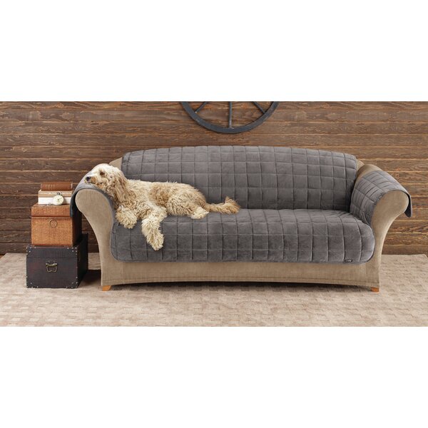 Deluxe Comfort Box Cushion Sofa Slipcover by Sure Fit