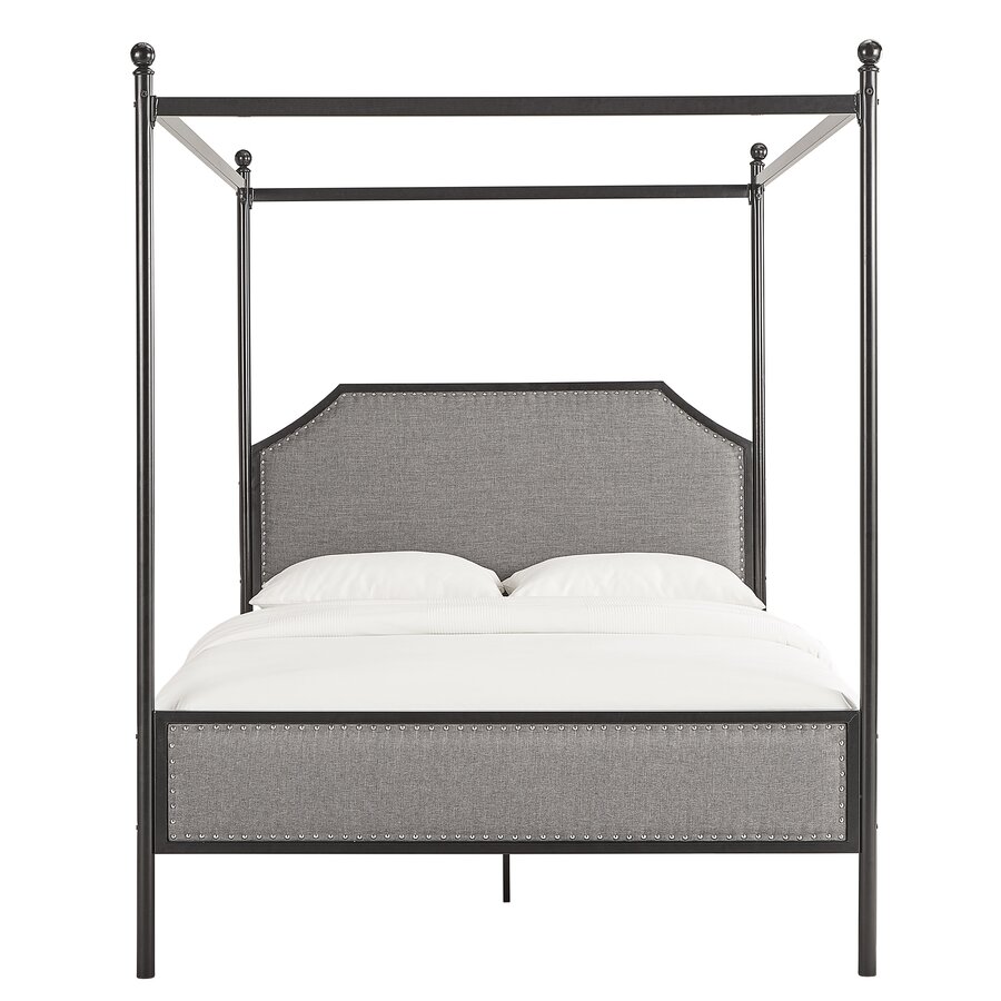Lina Metal Queen Canopy Bed