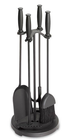 Barrel Handle Stove 5 Piece Iron Fireplace Tool Set by Pilgrim Hearth