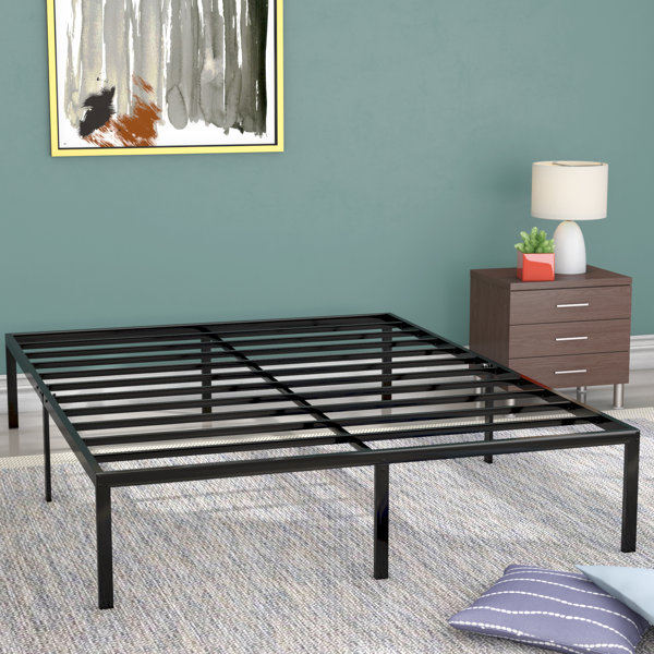 Classic Metal Platform Bed Frame by Alwyn Home
