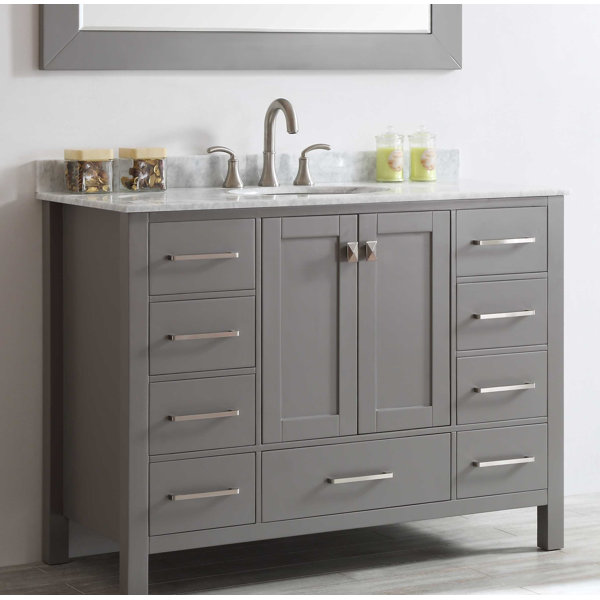 Pichardo 42 Single Bathroom Vanity Set by Brayden