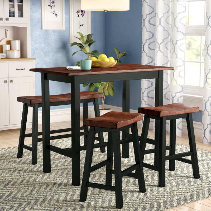 Red Barrel Studio Winsted 4 Piece Counter Height Dining Set Reviews Wayfair