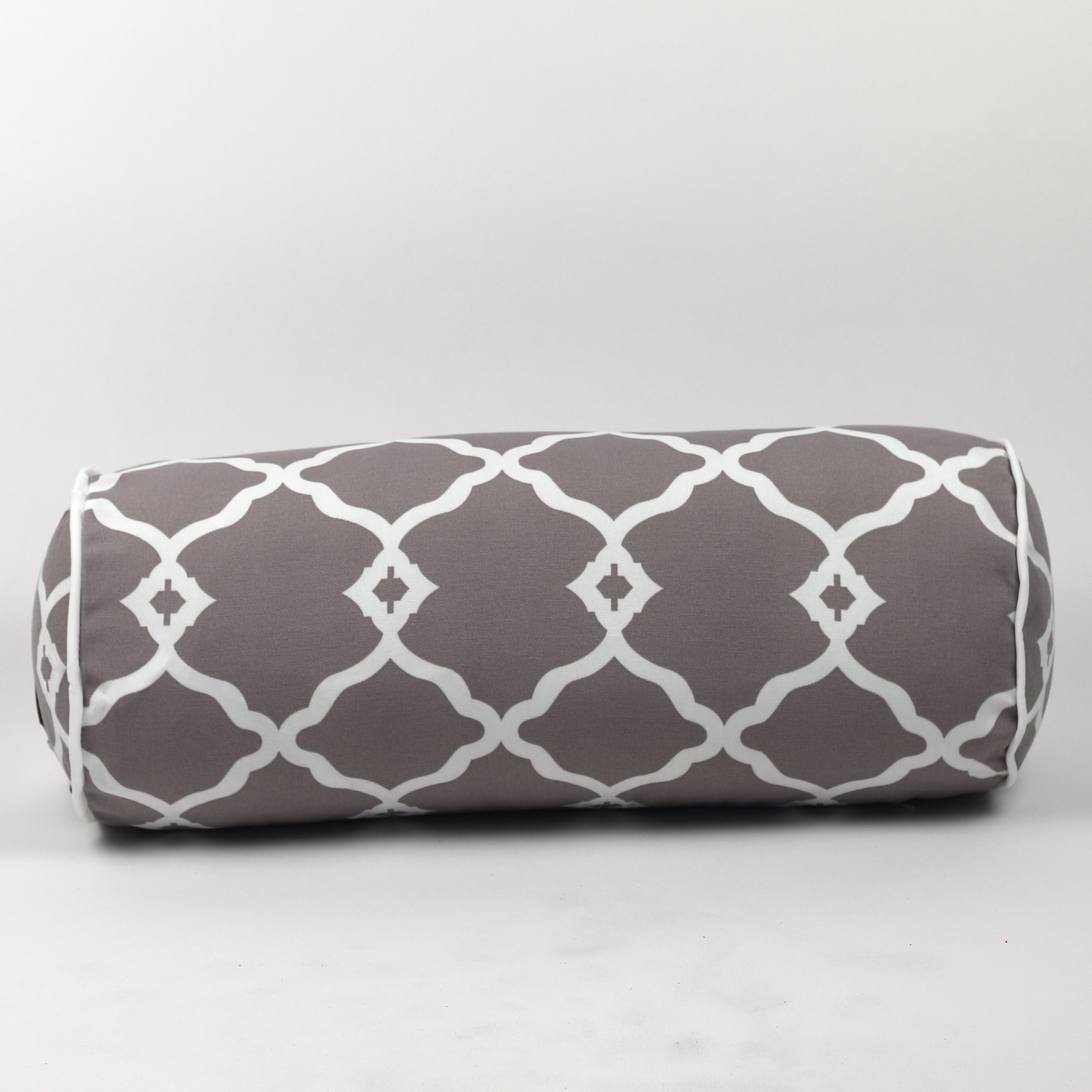 Ivy Bronx Wilkerson Round Outdoor Piped Edge Bolster Pillow