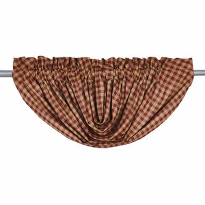 Addie Burgundy Balloon Curtain Valance