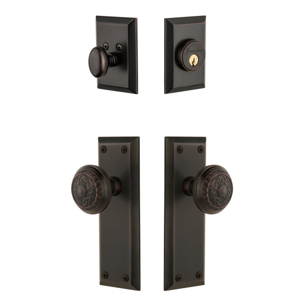 Fifth Avenue Single Cylinder Knob Combo Pack by Grandeur