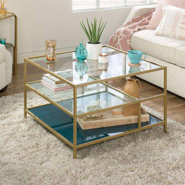 Wayfair gold coffee table clearance