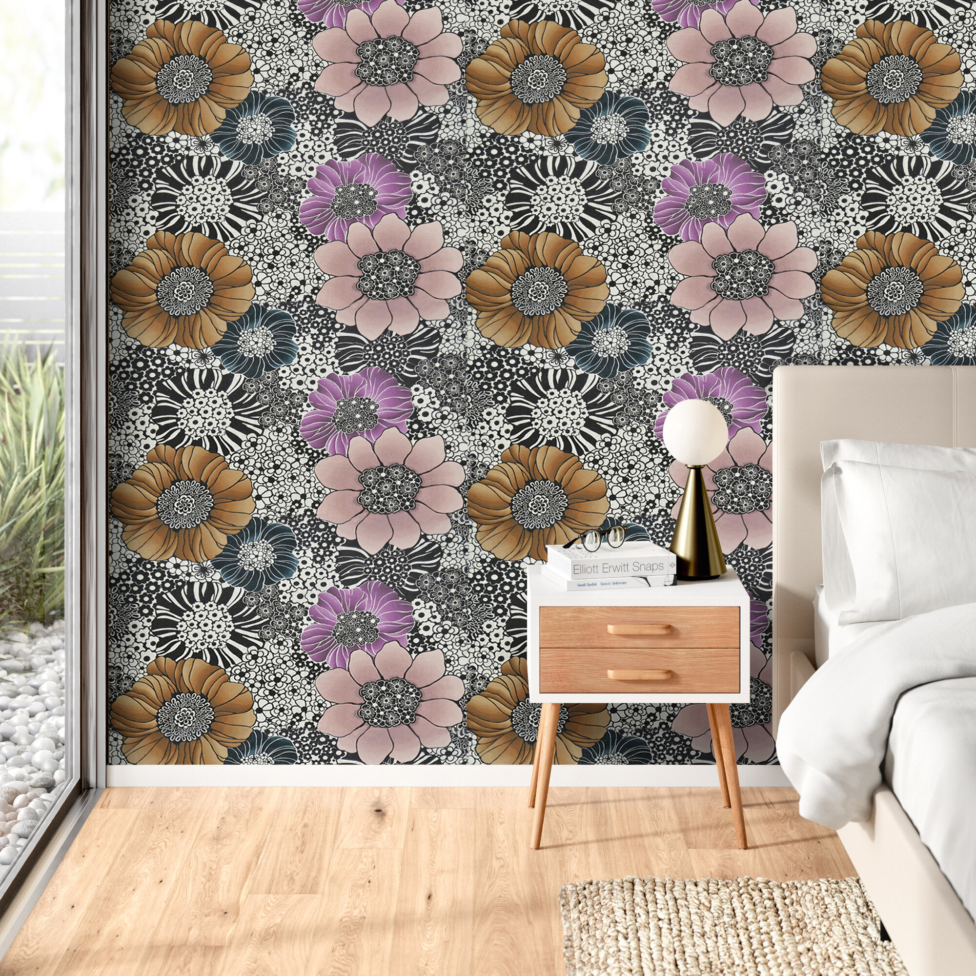 Wayfair Flowering Desert Wallpaper : Penaflor 33 L X 20 5 ...