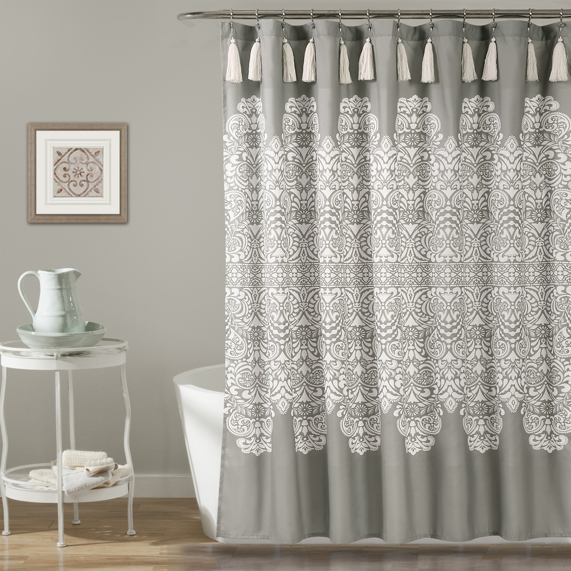 Bungalow Rose Sepulveda Single Shower Curtain Reviews Wayfair