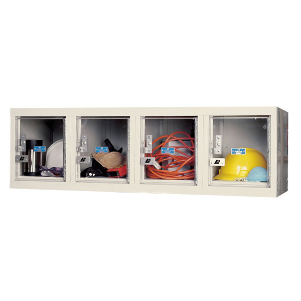 Safety-View 1 Tier 4 Wide Safety Lockers by Hallowell