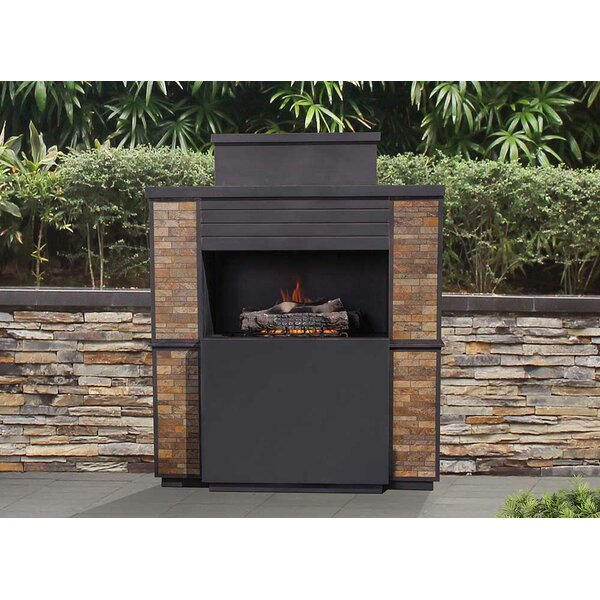 Matheson Steel Propane Outdoor Fireplace by Sunjoy