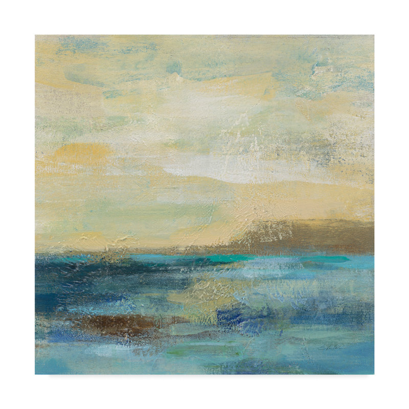 Breakwater Bay Sunset Beach Ii Acrylic Painting Print On Wrapped
