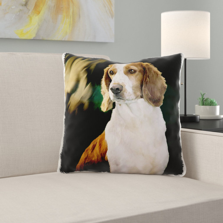 springer spaniel pillow