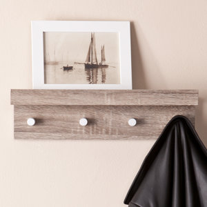 Drewniak 4 Hook Wall Mounted Coat Rack