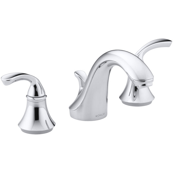 Forté Widespread Bathroom Faucet with Drain Assembly by Kohler