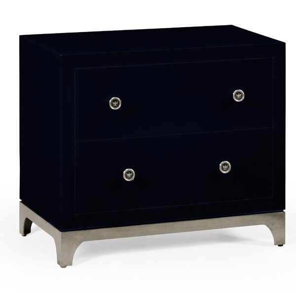 Alexander Julian 2 Drawer Accent Chest By Jonathan Charles Fine Furniture