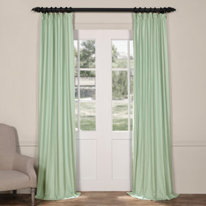Avella Indoor/Outdoor Cotton/Linen Single Curtain Panel