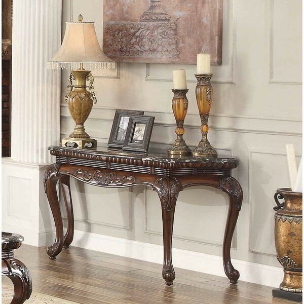 Brooklandville Traditional Engraved Console Table By Astoria Grand