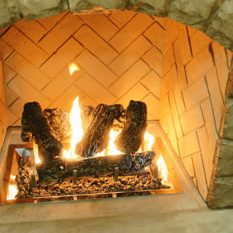 The Outdoor Greatroom Company Crystal Fire Decorative Logs And Fireplace Grate Wayfair