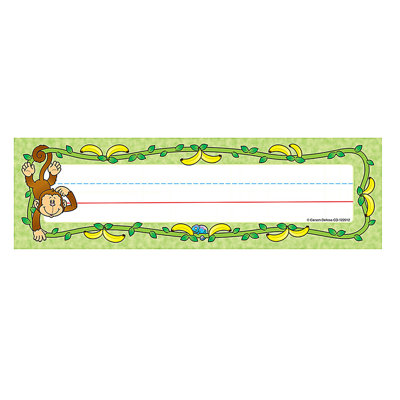 Deskplates Monkey Name Tag Frank Schaffer PublicationsCarson Dellosa Publications