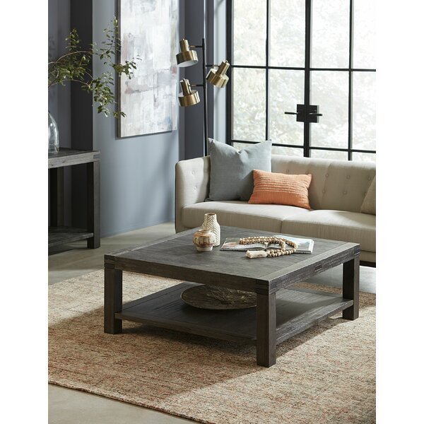 Palo Alto Solid Wood Coffee Table With Storage By Loon Peak