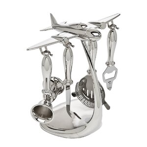 Airplane 5 Piece Bartool Set