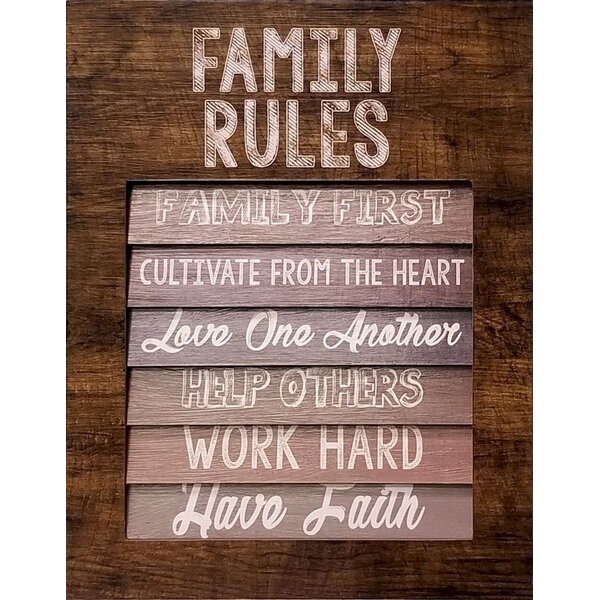Family rules saturday photos