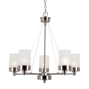 Kincer 5-Light Shaded Chandelier