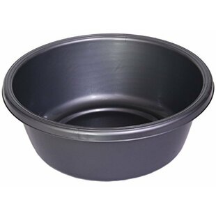 large round plastic wash basin