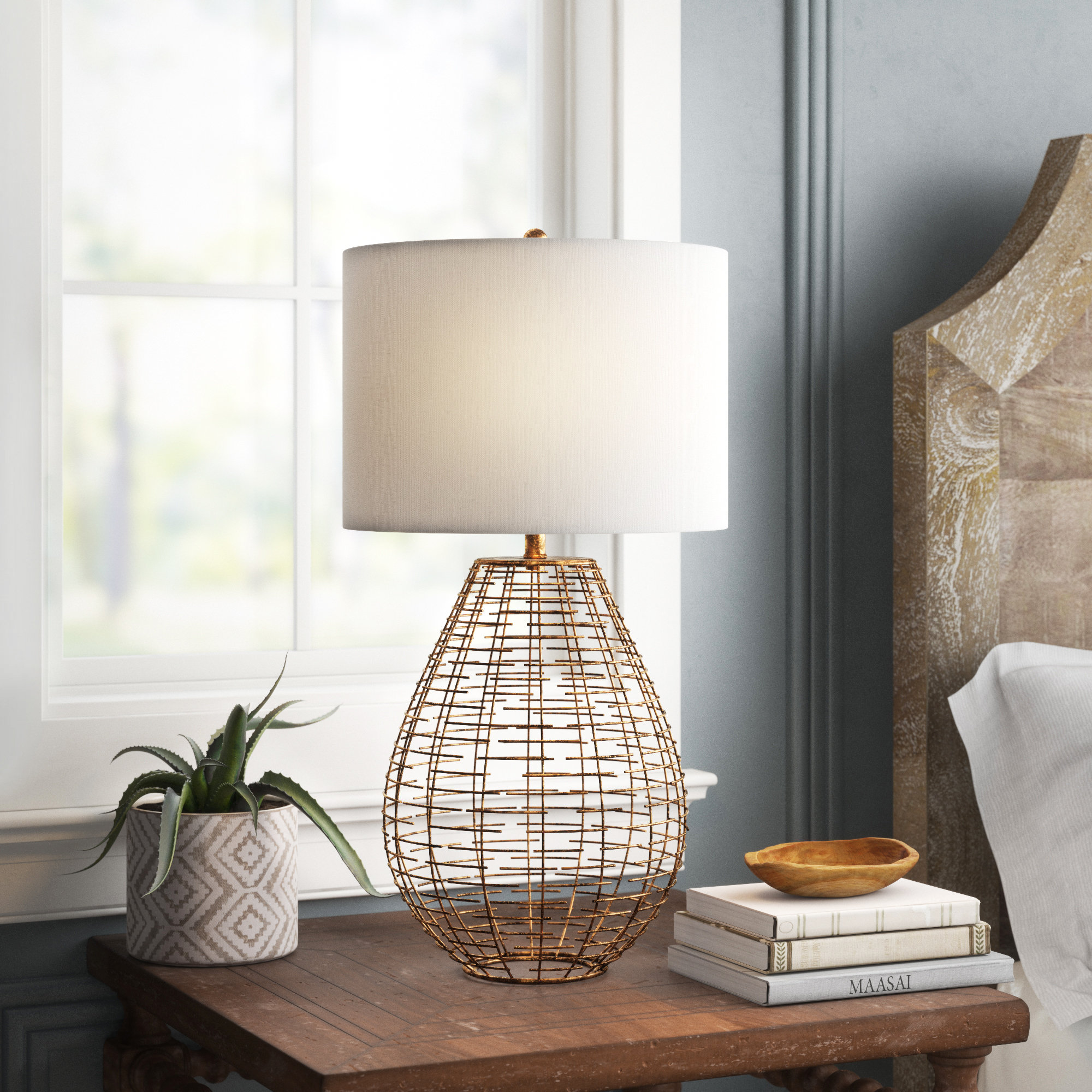 cage table lamps