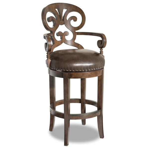 Jameson 30 Swivel Bar Stool by Hooker Furniture