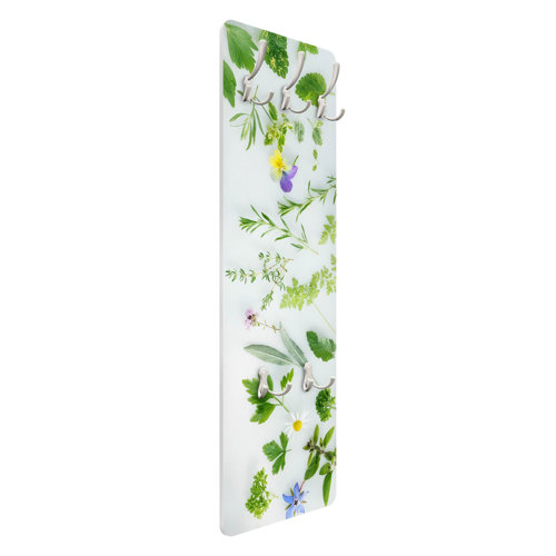 Herbs and Flowers Wall Mounted Coat Rack Symple Stuff