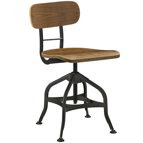 Adjustable Height Swivel Dining Stool by Modway