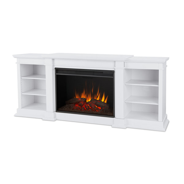 Eliot 81 TV Stand with Fireplace by Real Flame