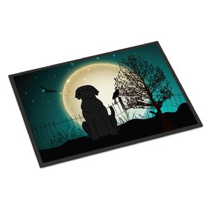 Halloween Scary Labrador Doormat