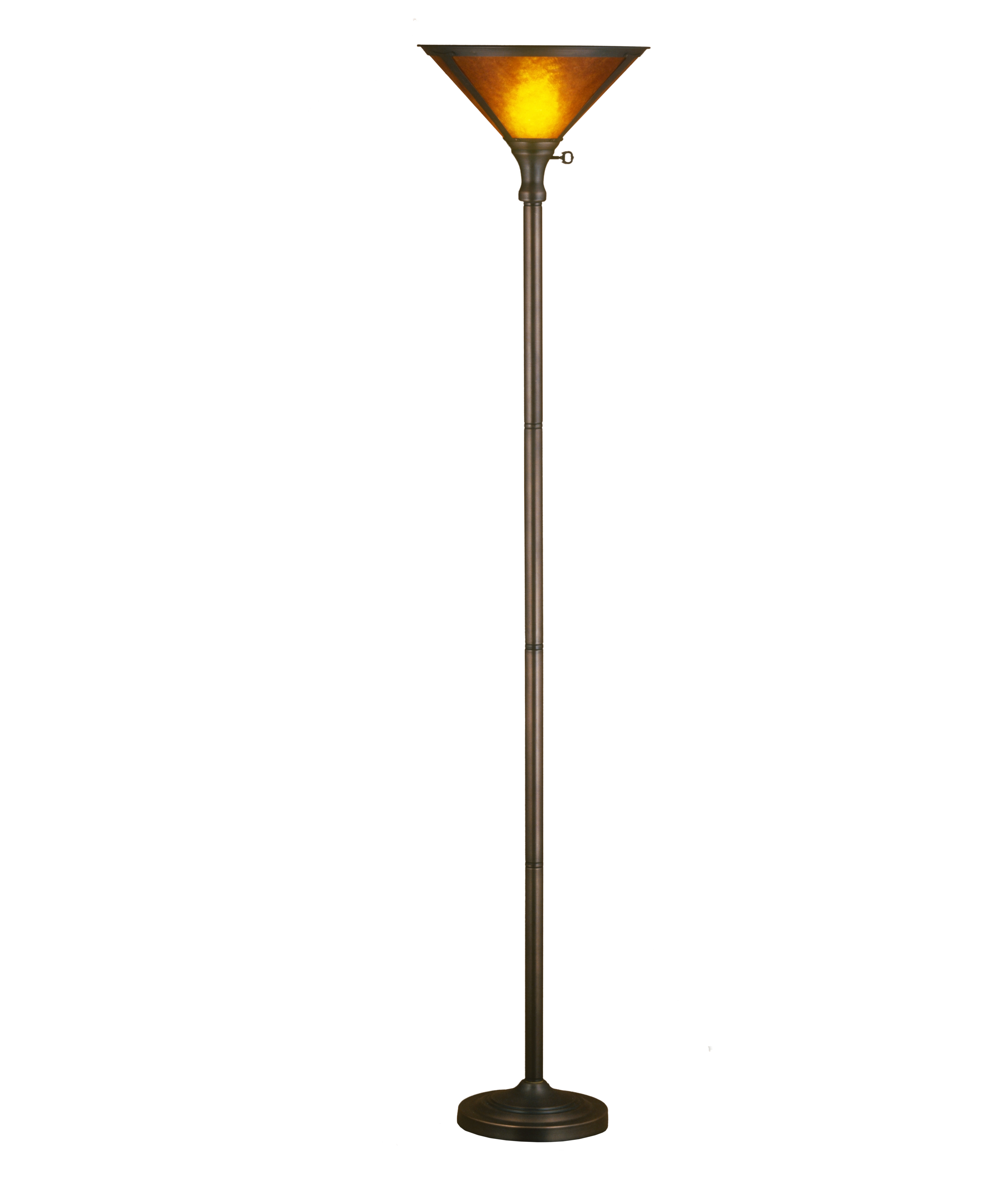 Meyda Tiffany Van Erp Amber Mica 72 Torchiere Floor Lamp Wayfair Meyda Tiffany Van Erp Amber Mica 72