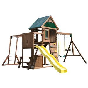 Chesapeake Wood Complete Swing Set