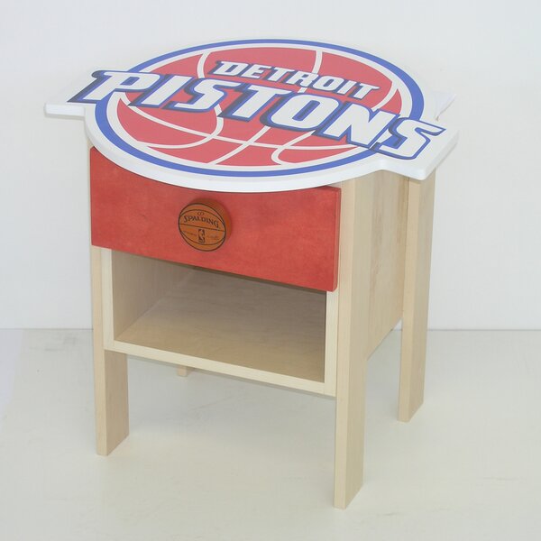 NBA End Table With Storage By Sports Furniture