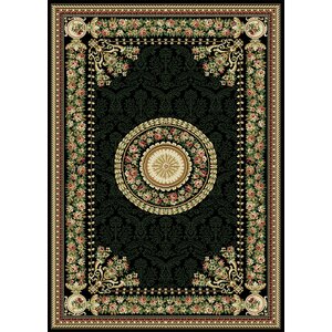 Bertie Black Area Rug