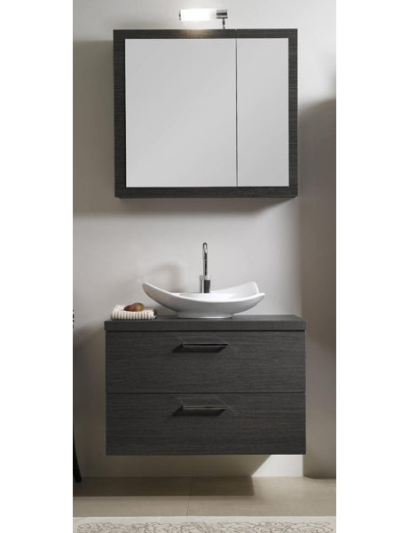 Aurora 31 Single A15 Bathroom Vanity Set with Mirror by Iotti by Nameeks